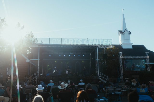The Kilowatt Hours on stage at Brewery Arts Center